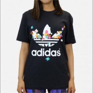 Adidas X Pharrell Williams floral tee shirt